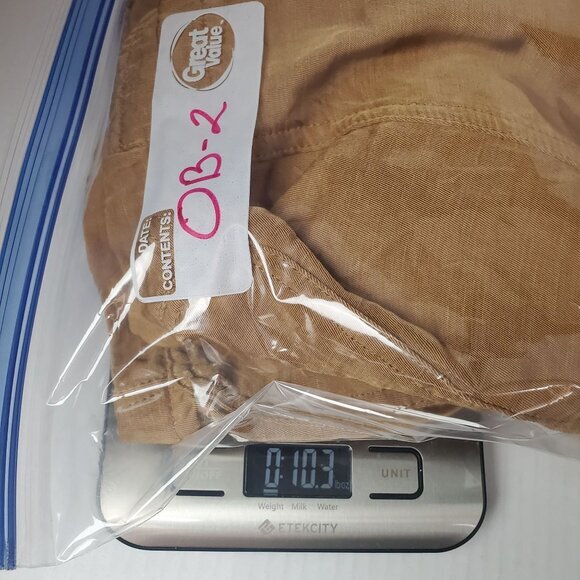 DKNY Blazer Womens SZ 2 Linen Blend Woven Structured Brown Pockets Breathable - Picture 9 of 9